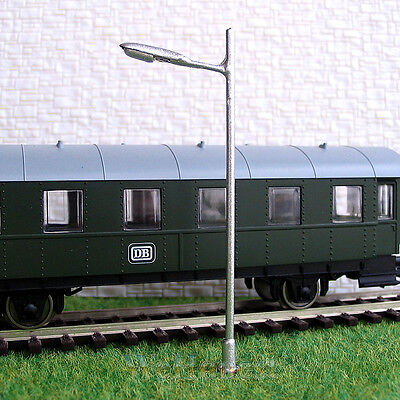 20 pcs HO OO gauge model Lampposts Silver Lights #S043
