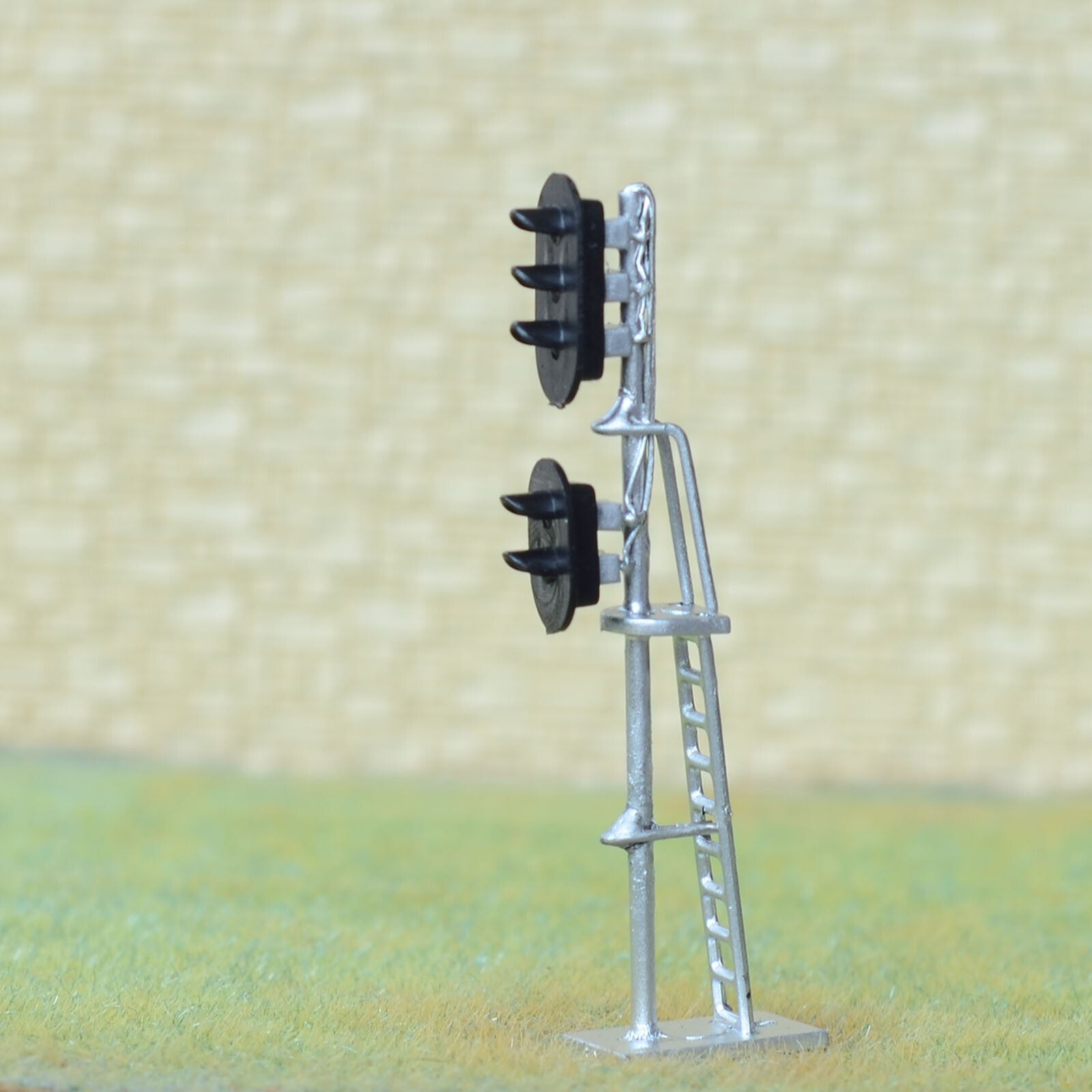 1 x HO / OO block signals LED model train shunting 2 heads hump signal G/Y/R+W/R