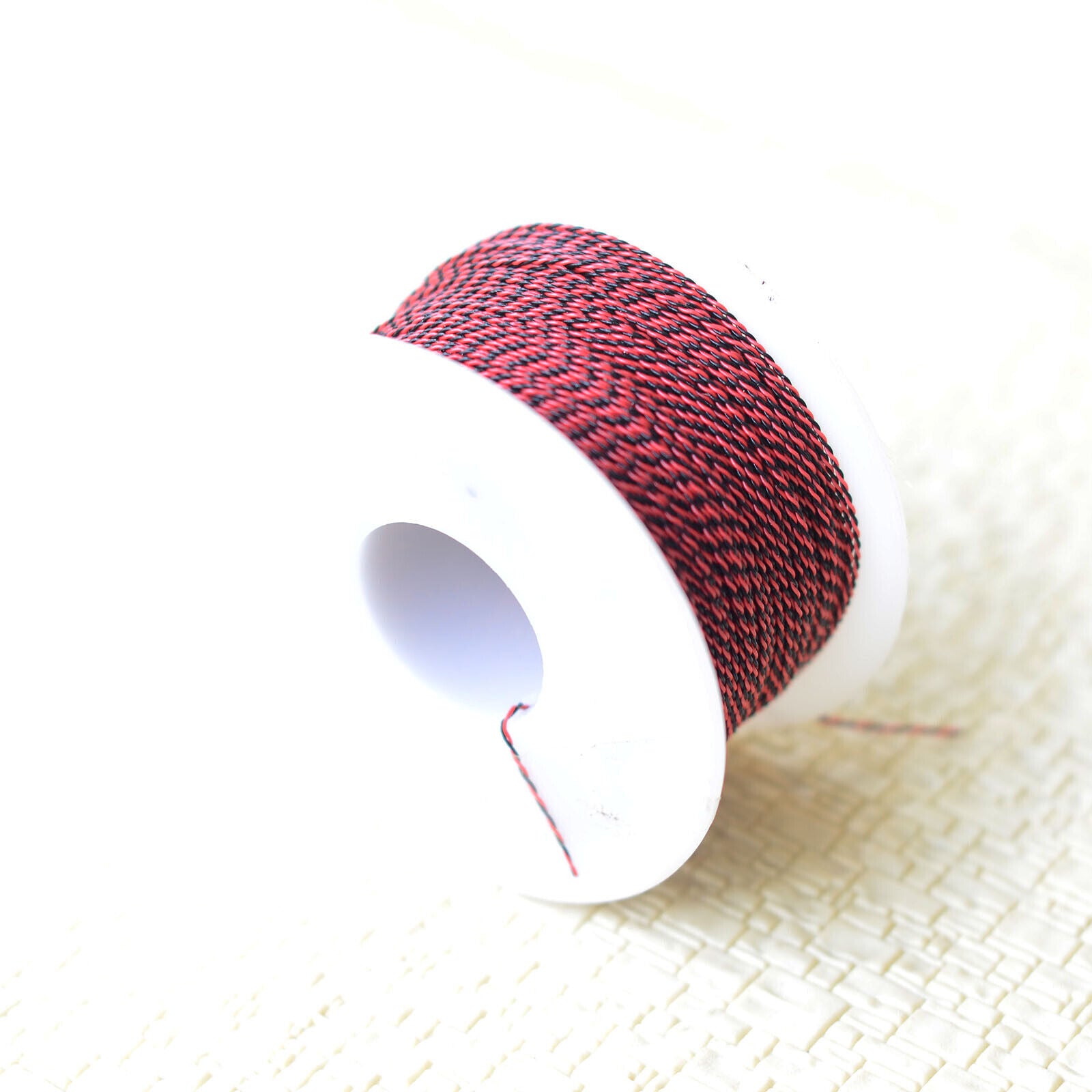 100 meters 32AWG 7/0.08 slim twisted wire Dia. 0.38mm super thin cable black+red