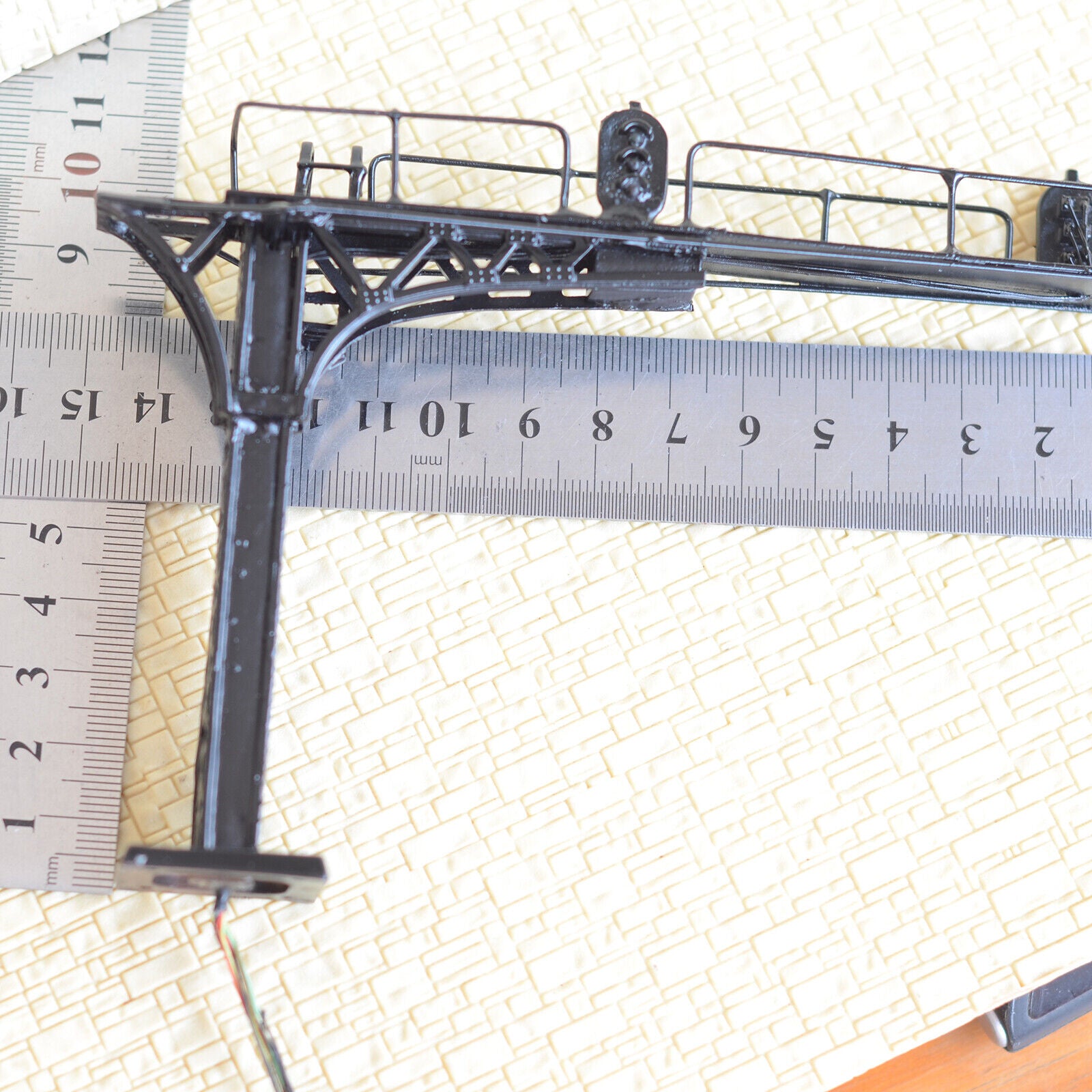 1 x HO /OO block cantilever signal bridge LED 2 directions double Tracks #CSBR