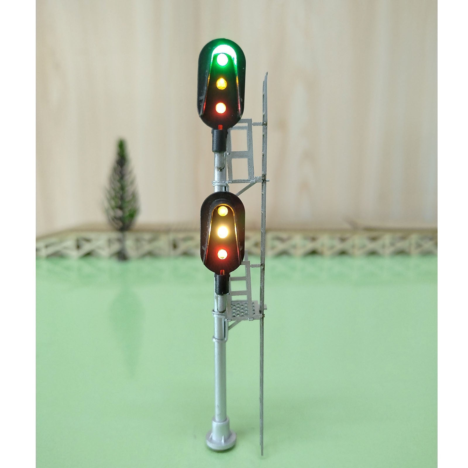 1 x model HO scale 2 Head 3-color block Darth Vader signal intermediate #F2TY